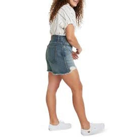 MADEWELL -Women's The Perfect Jean Short - Vintage Denim - 28"-Blue-NWT - Picture 5 of 11